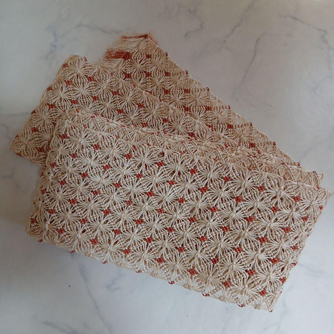 誉田屋源兵衛　芭蕉半幅帯