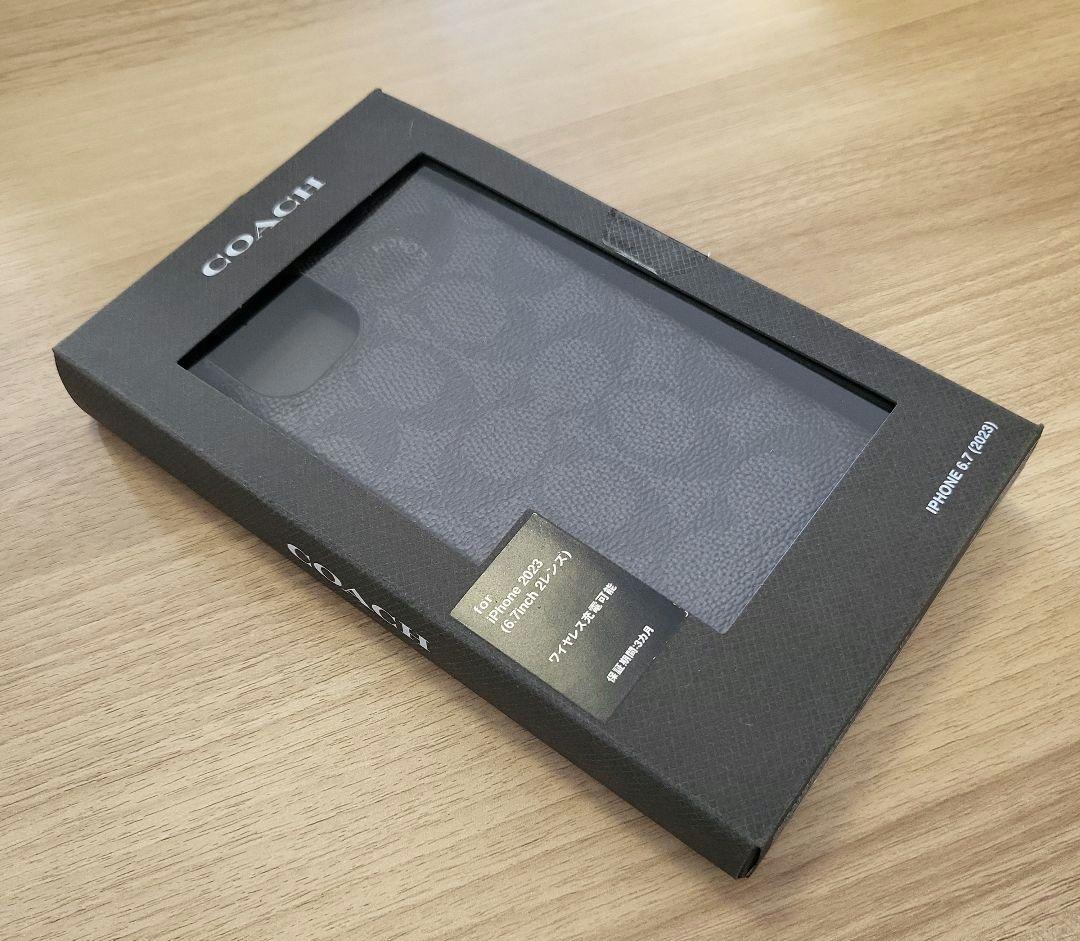 iPhone15Plus COACH（R）ハードケース