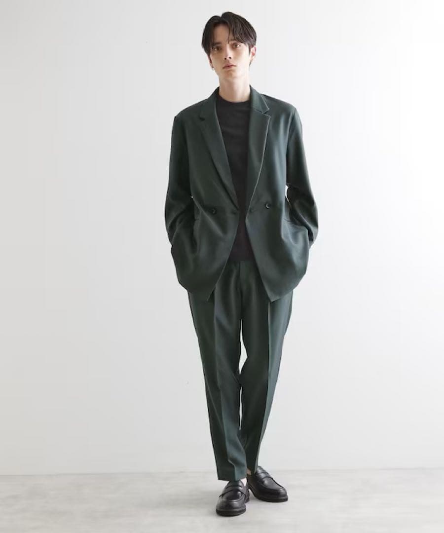 tk.TAKEO KIKUCHI アソートセットアップ ダークグリーン XL