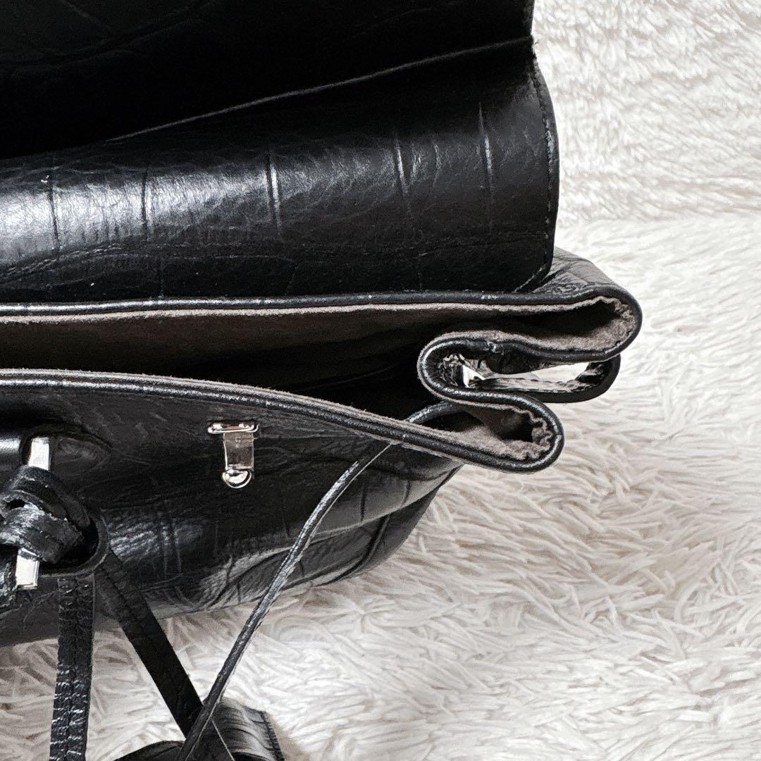 即日発送 美品 ペッレモルビダ pmo-mb026ele 被せ付ボストン A4