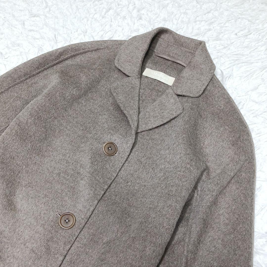 ✨極美品✨エス マックスマーラ　クチートアマーノ　ウールアンゴラコート 40