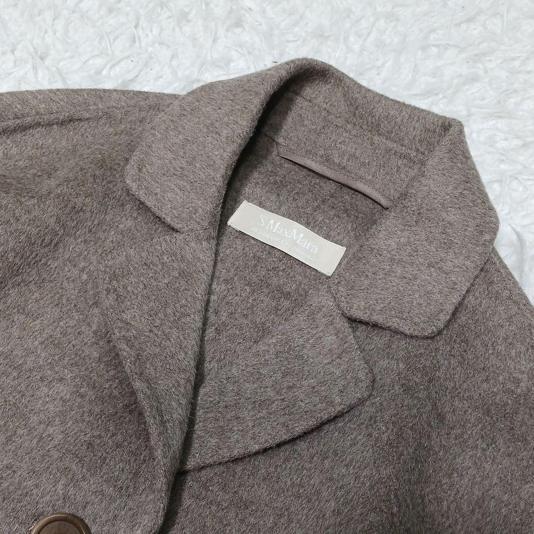 ✨極美品✨エス マックスマーラ　クチートアマーノ　ウールアンゴラコート 40