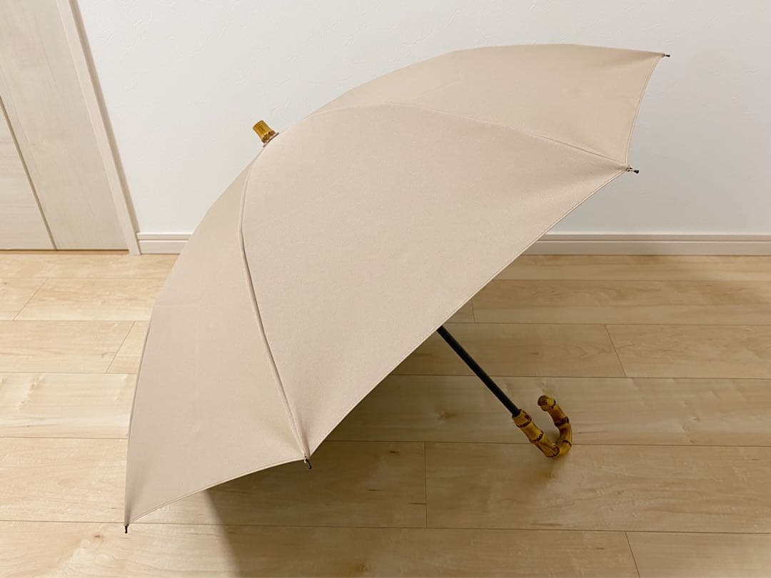 untule 2段2WAY 折りたたみ日傘(50cm) ベージュ