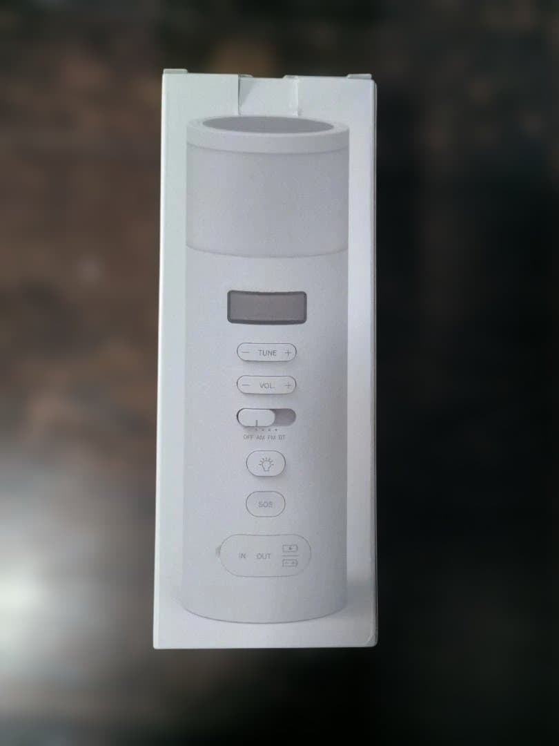 【新品・未開封】±0 防災ラジオ XAR-J010 (ブラウングレー)