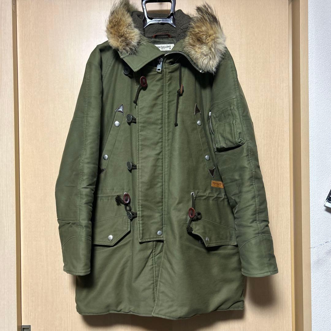 ルードギャラリー N-3B コヨーテファー　モッズコート　サイズ3