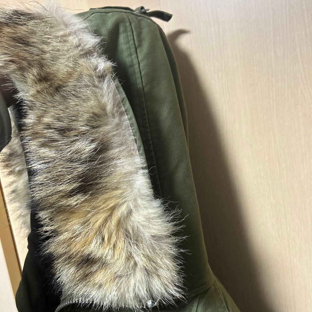 ルードギャラリー N-3B コヨーテファー　モッズコート　サイズ3