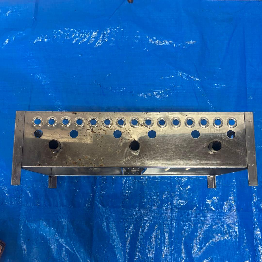 プロ用ガス式たこ焼き器 銅板3プレート 54穴　最終値引　超メルカリ市