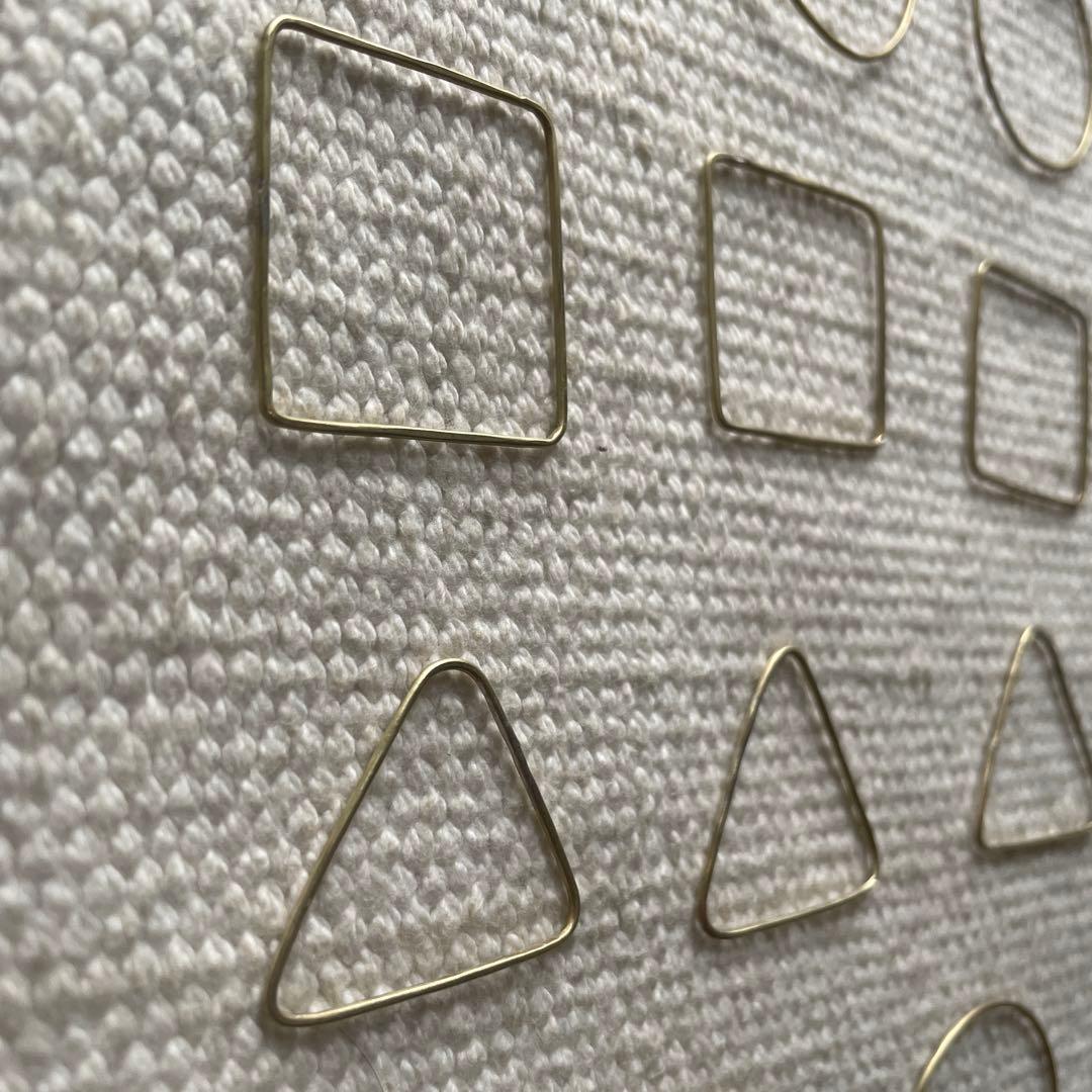 よしよし　ハンドメイド　真鍮　飾り　輪っか　リング　4種類　21個