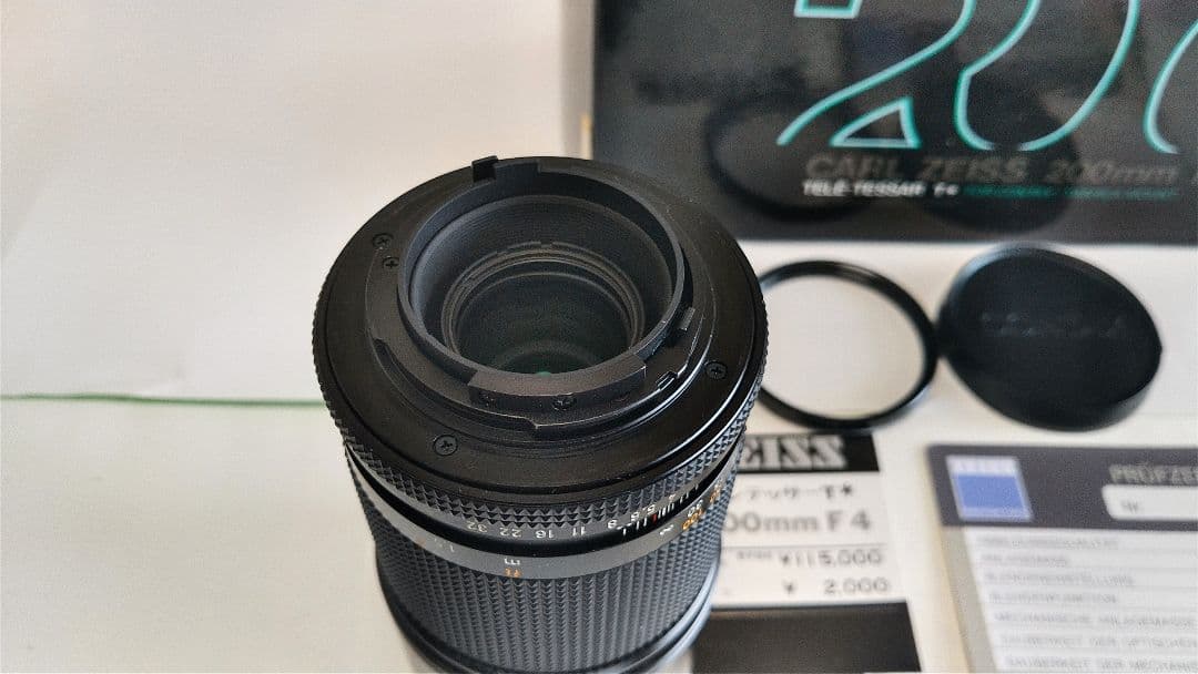コンタックスツァイステレテッサー200mm.F/4 新品未使用(デッドストック)