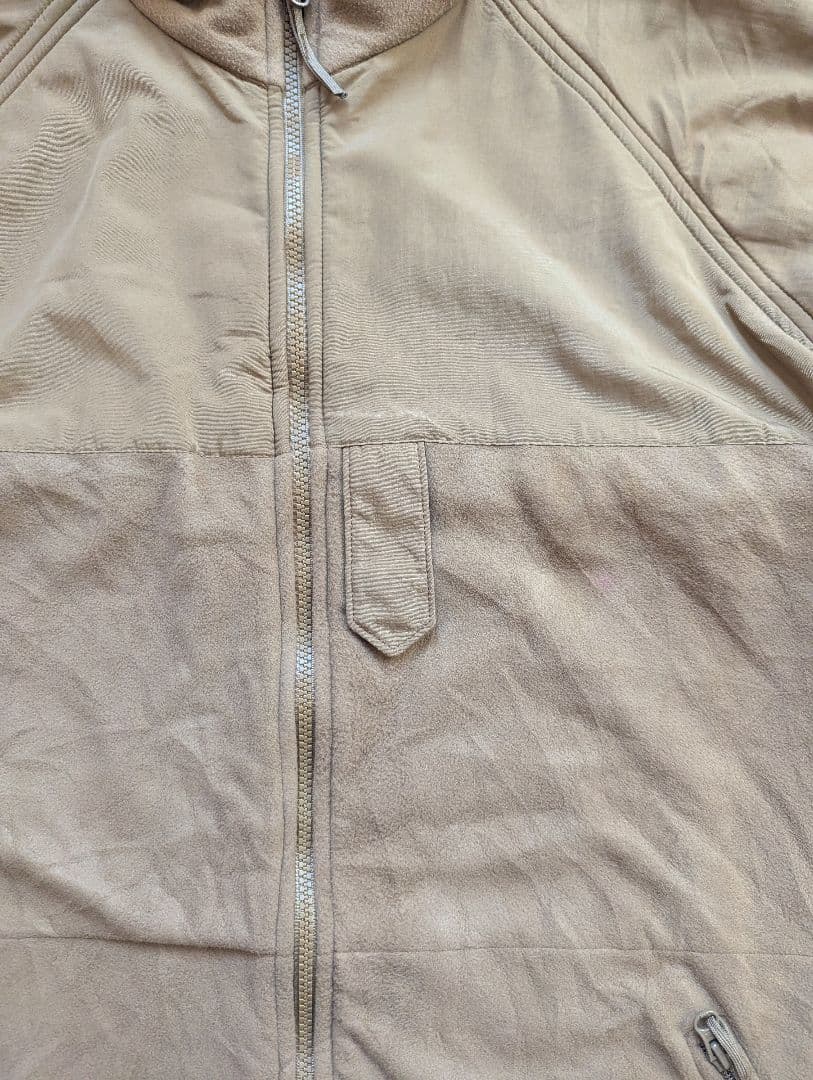 s*可様 [アメリカ軍] US NAVY フリース ライナーパーカー コヨーテ