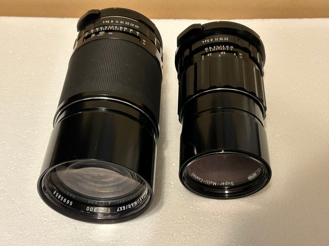 ペンタックス67 PENTAX 6x7、 中判フィルムカメラ+レンズ2本