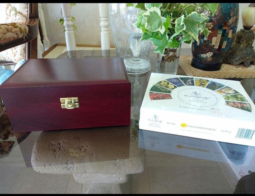 ⑪sa■フラワーエッセンス40本のフルセットと専用木箱のセット♪ヒーリング