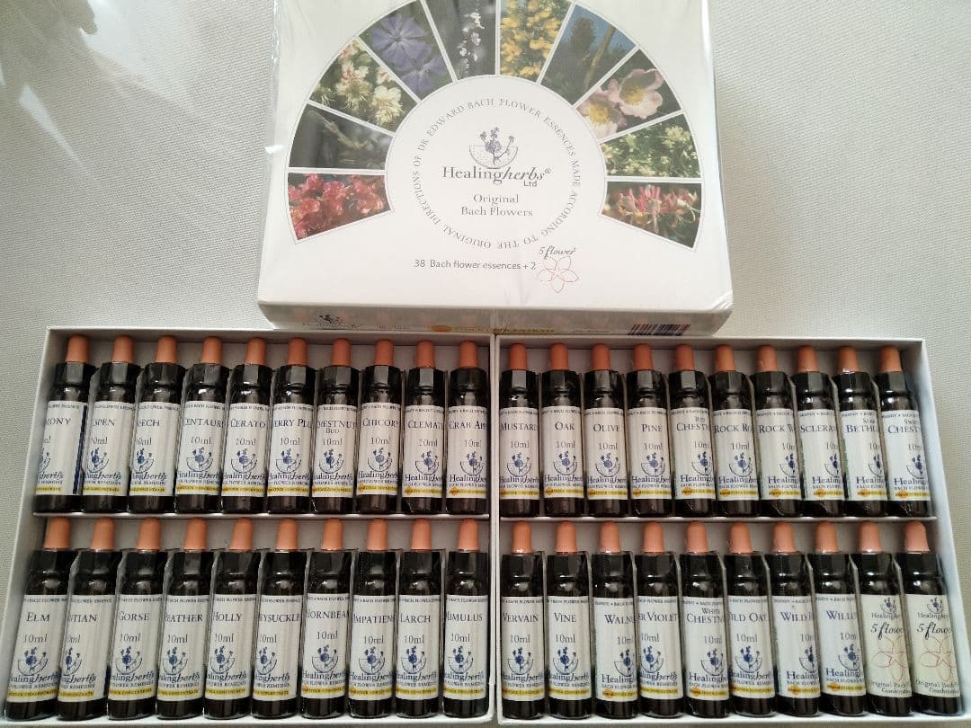 ⑪sa■フラワーエッセンス40本のフルセットと専用木箱のセット♪ヒーリング