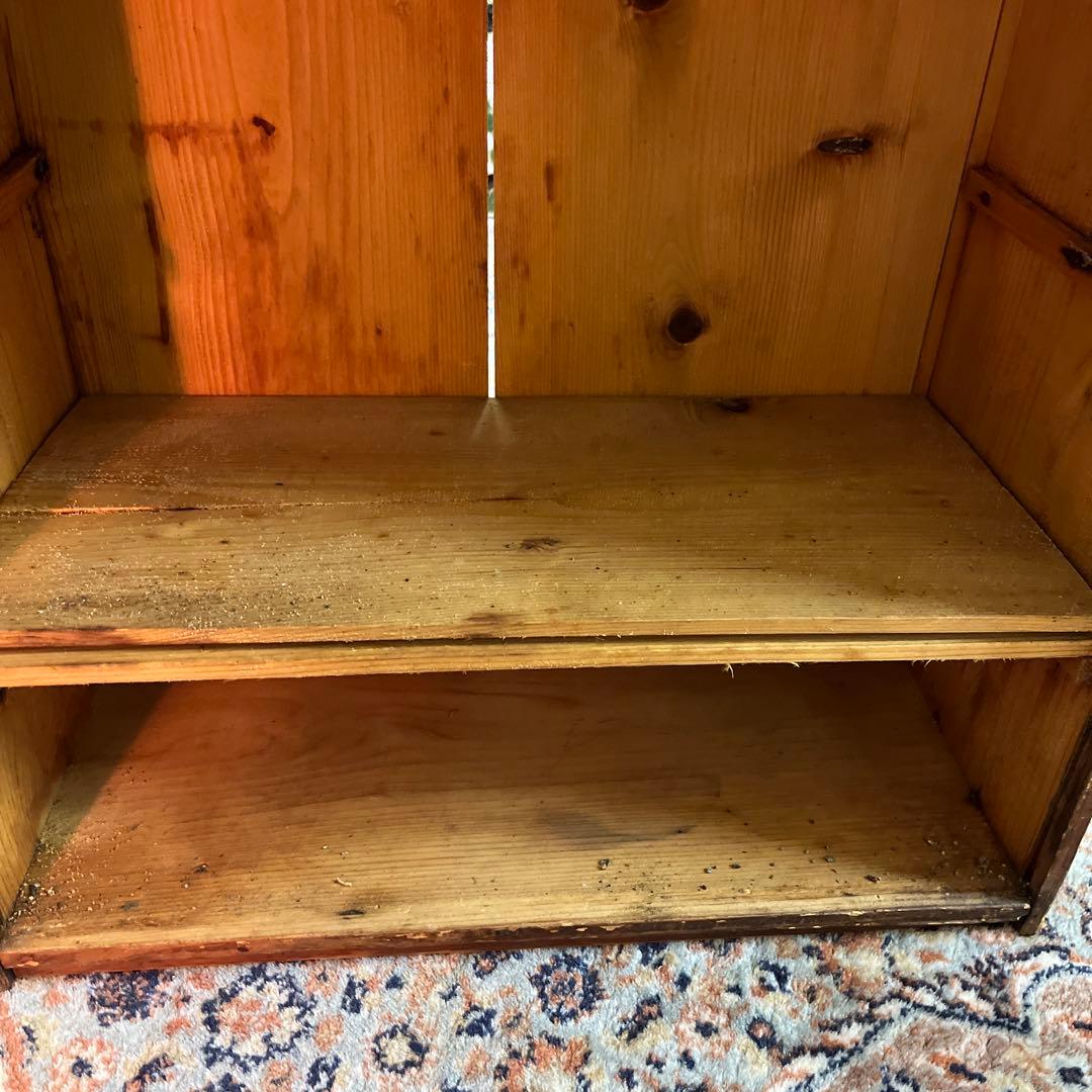 レトロ　古道具　木製　ラーメンおかもち　味わい深い道具です