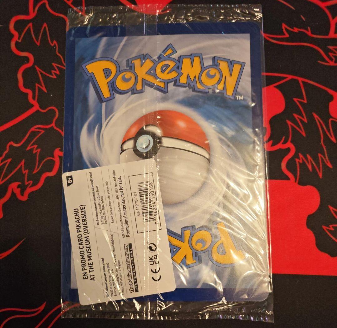 最安値！！ロンドン自然博物館ピカチュウプロモカード未開封