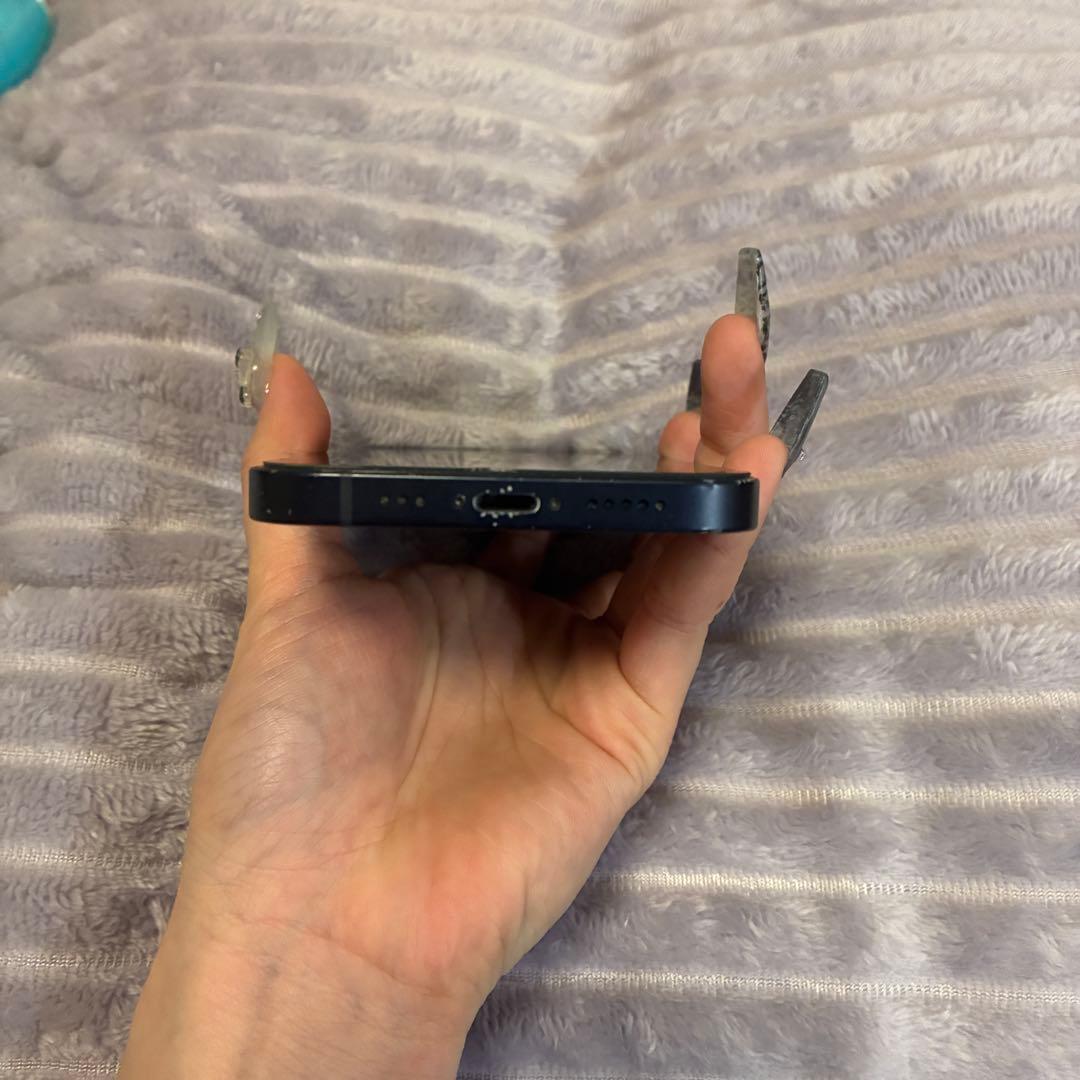 iPhone12 64gb simフリー　ブラック　外カメラ不全あり　初期化済み