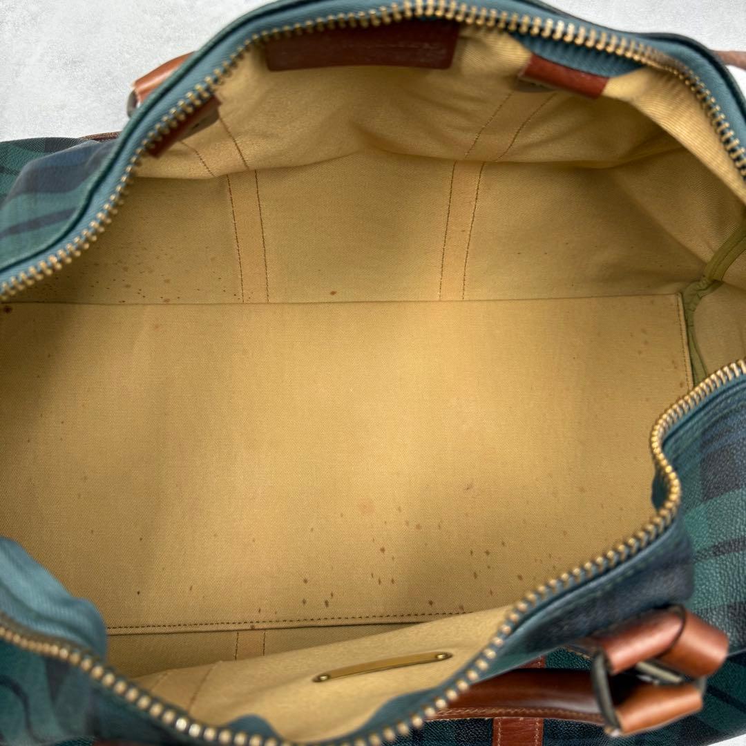 ポロ ラルフローレン PVC レザー ボストンバッグ 2way 大容量