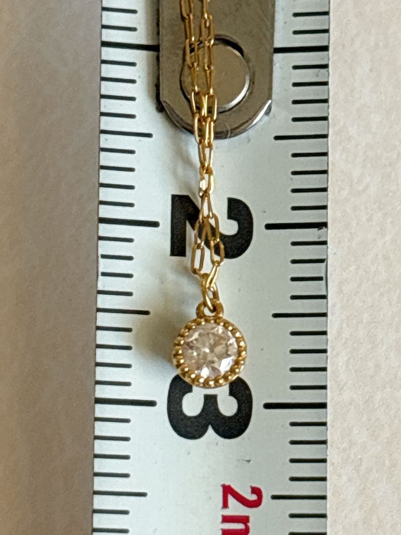 【agete】K18 ダイヤモンドネックレス⋆*