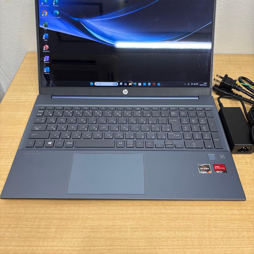 【タッチパネル】HP Pavillion Ryzen5 7530 16/512㌐