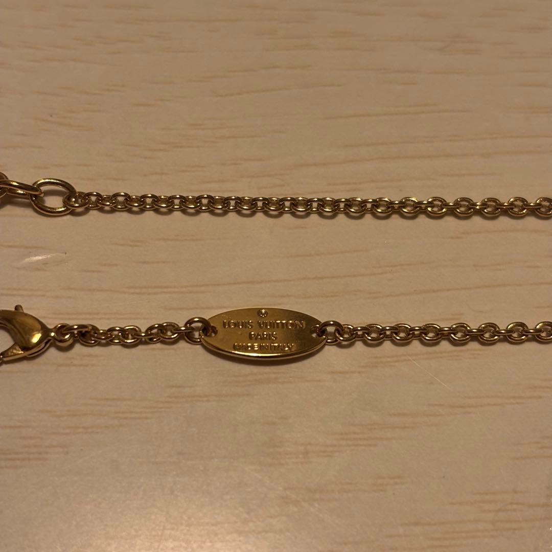 ルイヴィトン ネックレス LV アイコニック ゴールド