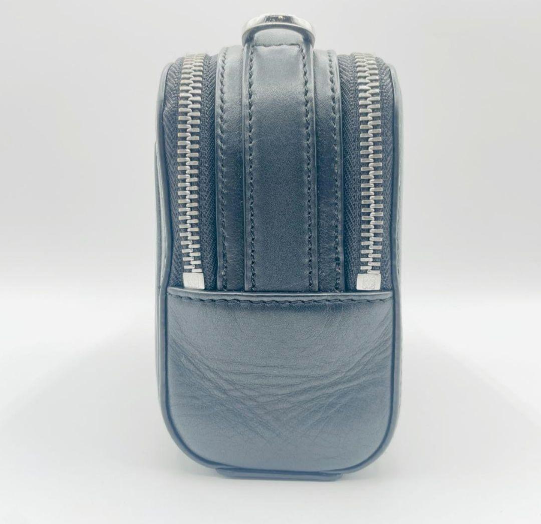 【美品】ロエベ クロスボディ カメラ バッグ ブラック ショルダー