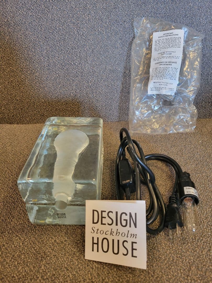 【未使用】デザインハウス　ブロックランプ大