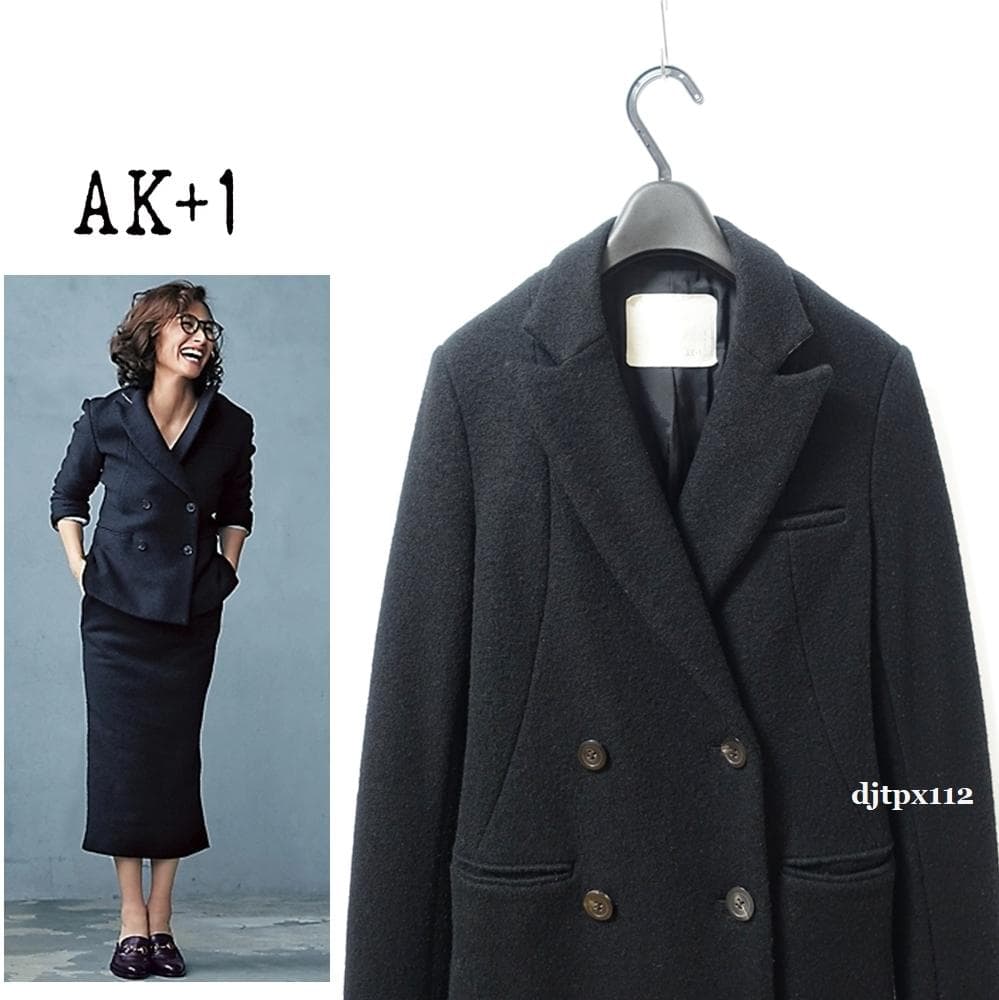 亜希さん着用*極美品*AK＋1　ダブルテーラードジャケット*EFFE BEAMS