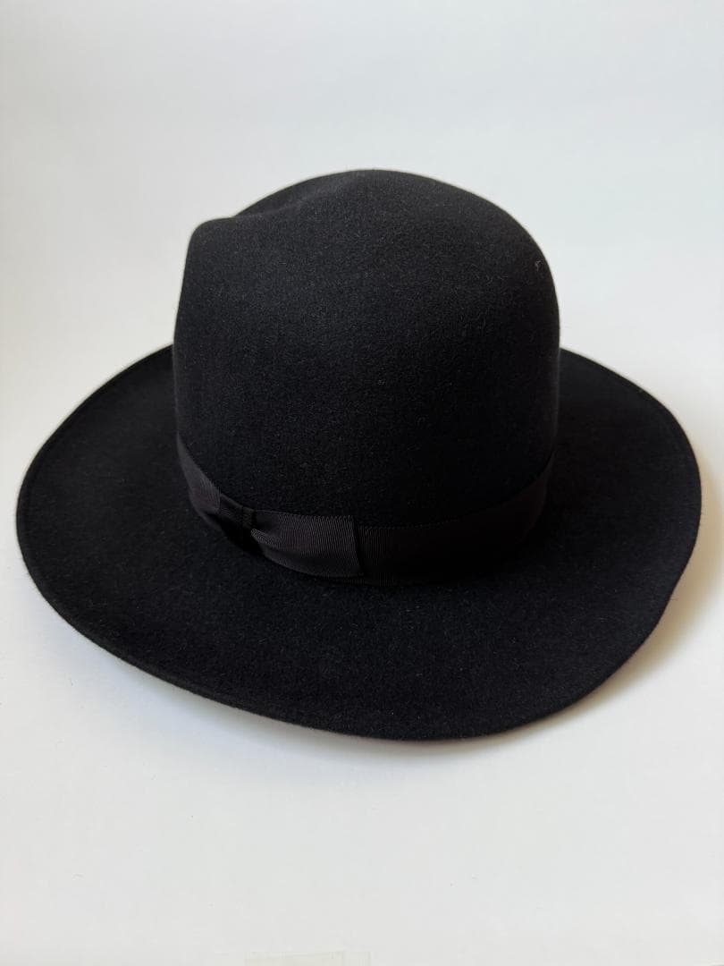 KIJIMA TAKAYUKIラビットヘアフェルト ハット（ユニセックスブラック