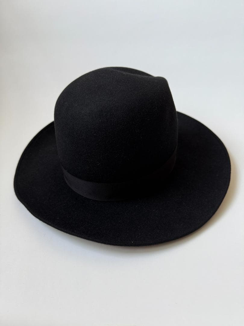 KIJIMA TAKAYUKIラビットヘアフェルト ハット（ユニセックスブラック