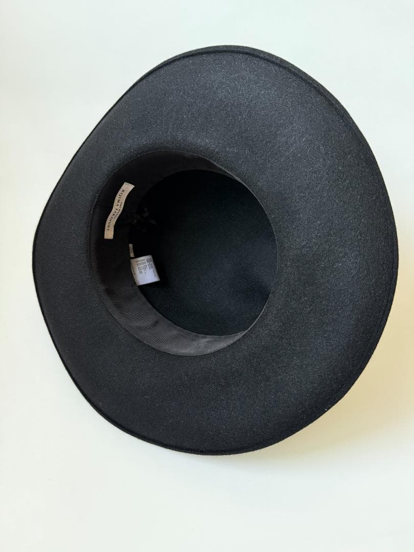KIJIMA TAKAYUKIラビットヘアフェルト ハット（ユニセックスブラック