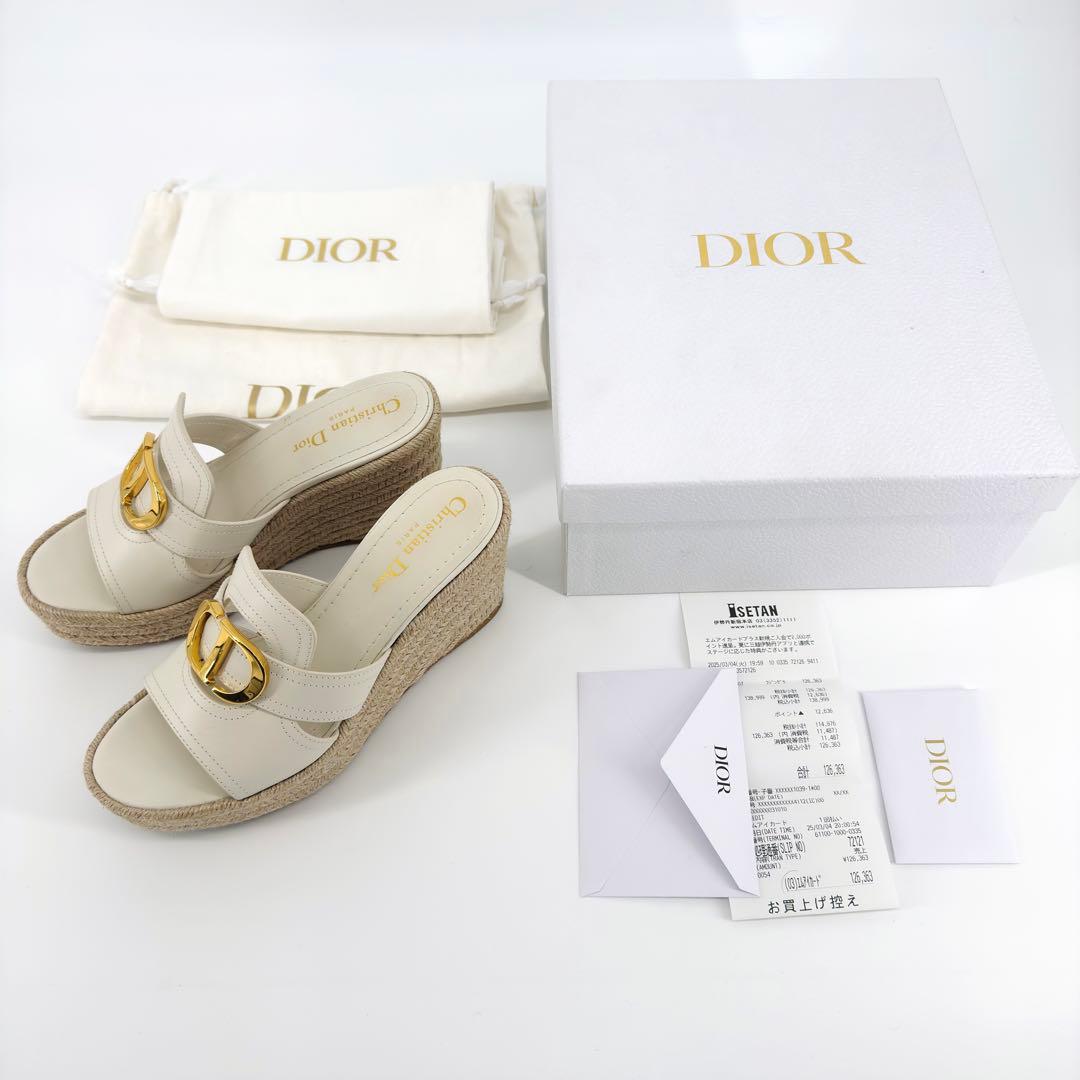 Christian Dior MONTAIGNE ディオール サンダル 37.5