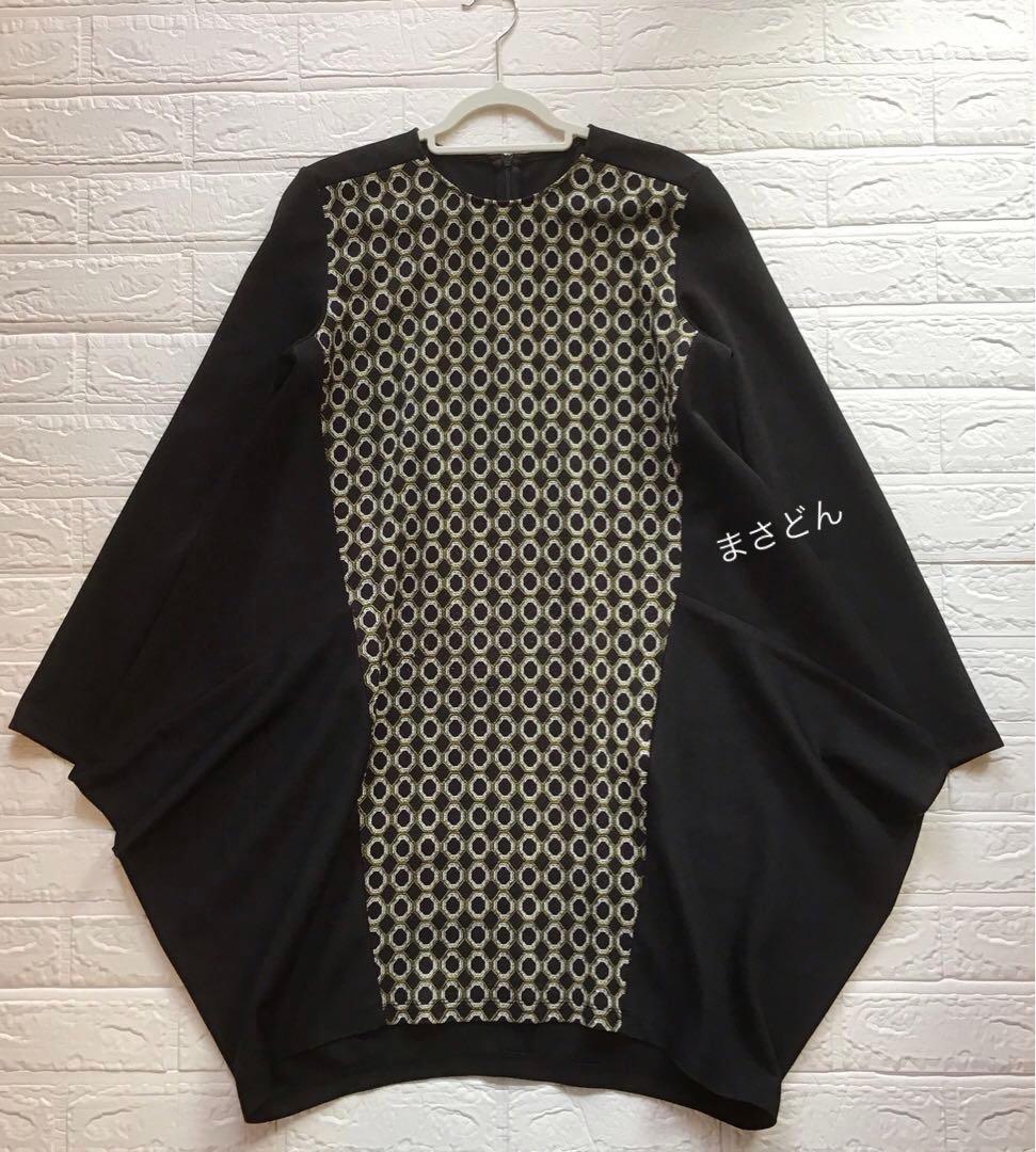 HIROKO KOSHINO 【美品・洗える】ジオメトリックパターンチュニック