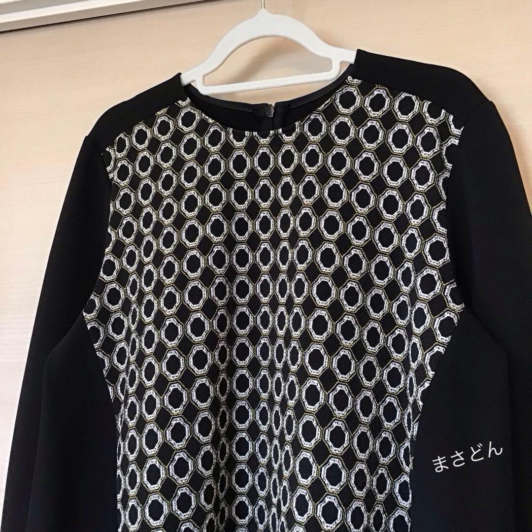 HIROKO KOSHINO 【美品・洗える】ジオメトリックパターンチュニック