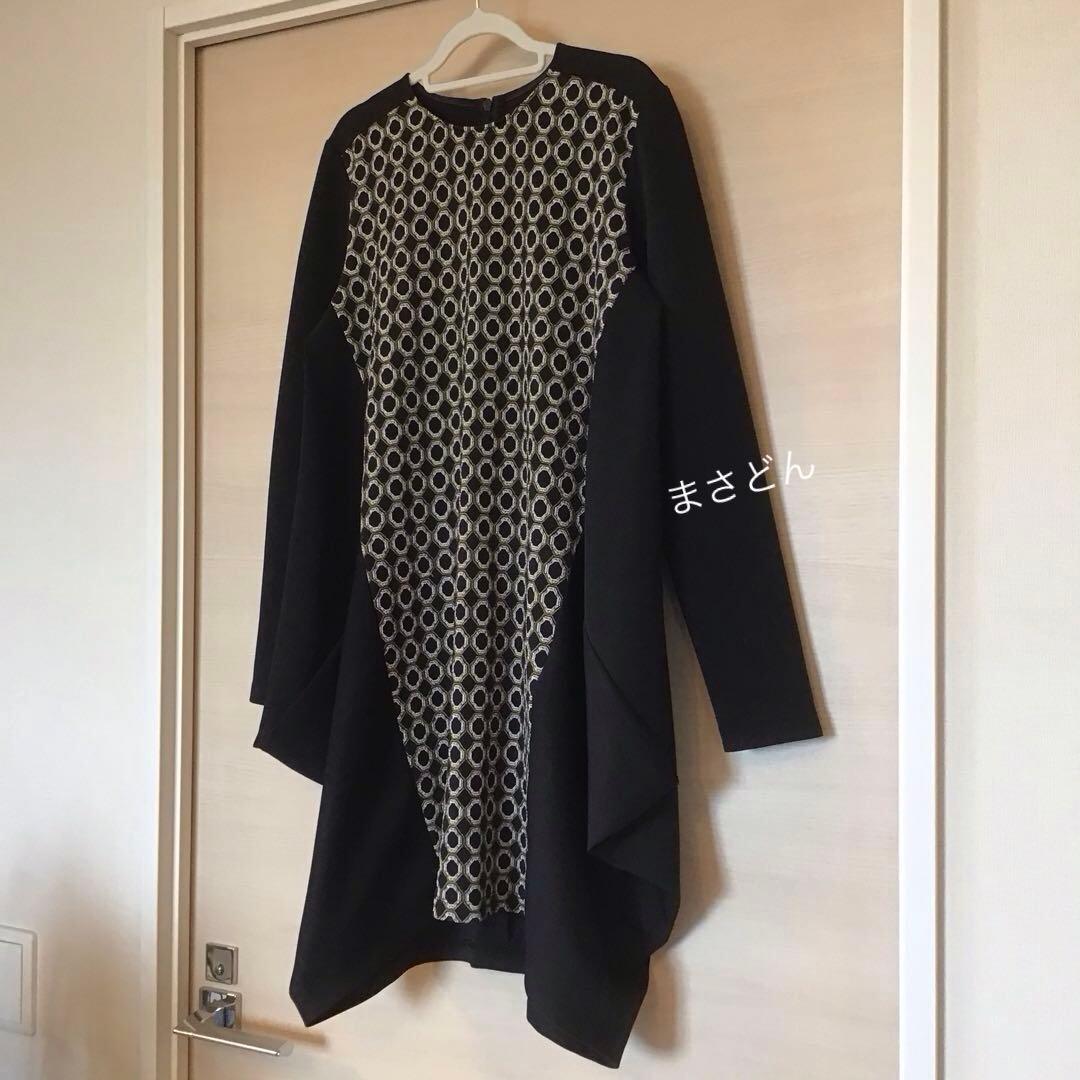 HIROKO KOSHINO 【美品・洗える】ジオメトリックパターンチュニック