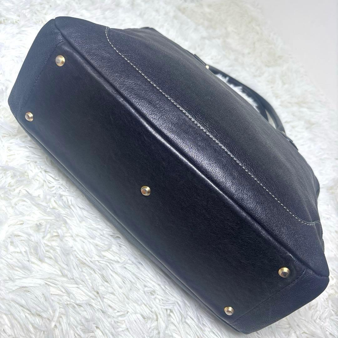 [良品]土屋鞄　ツチヤカバン　ビジネスバッグ　ブリーフケース　シボ革　大容量　黒