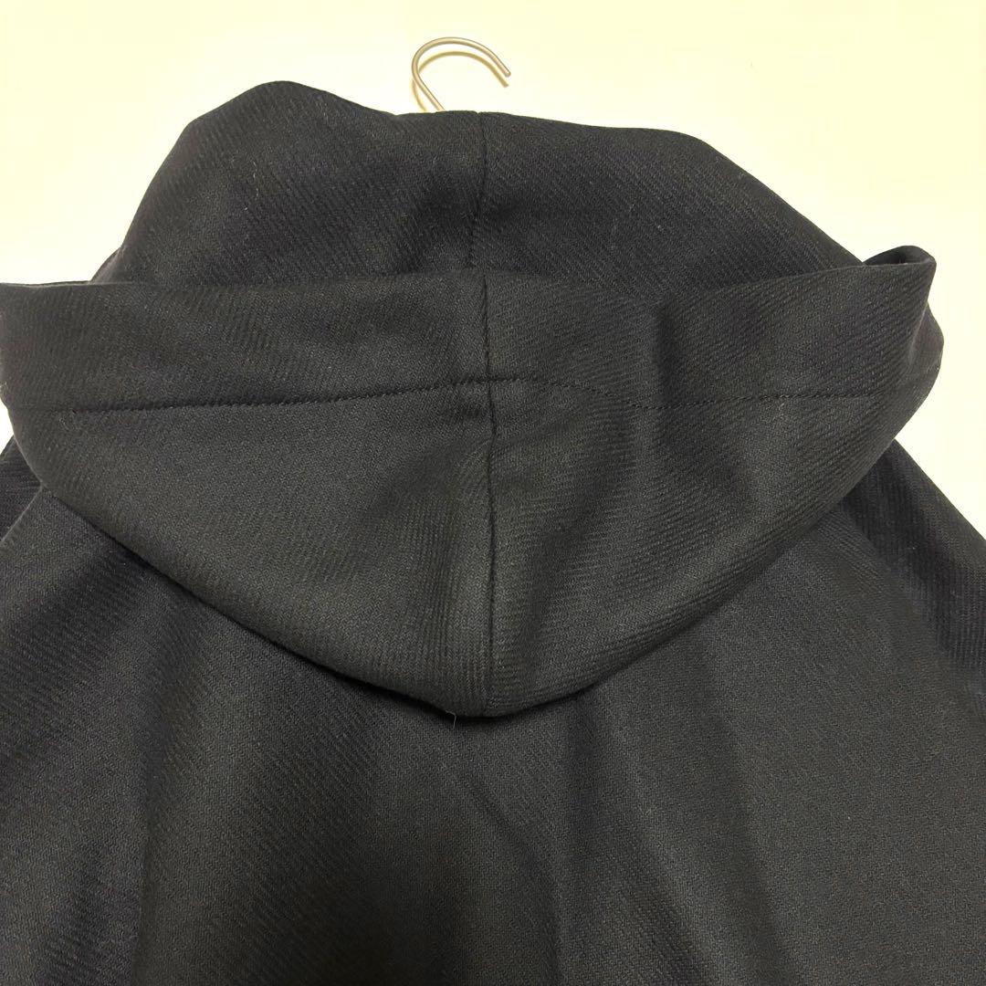 美品✨ZARA MANTECO ポンチョコート ブラック フード付き M