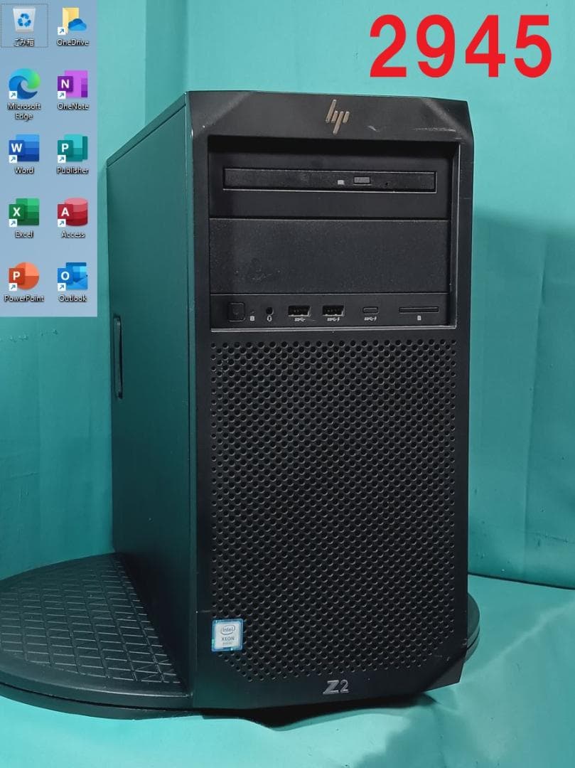 初期保証Xeon E-2174G 32GB SSD512 QuadroP2000