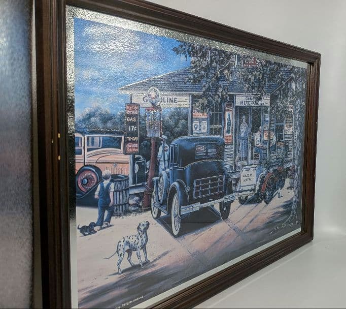 【希少品】Coca-Cola Looking Back パブミラー