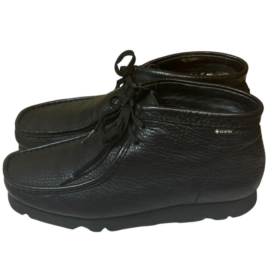 美品CLARKS Wallabee GTX GORE-TEX ブラック 26.5