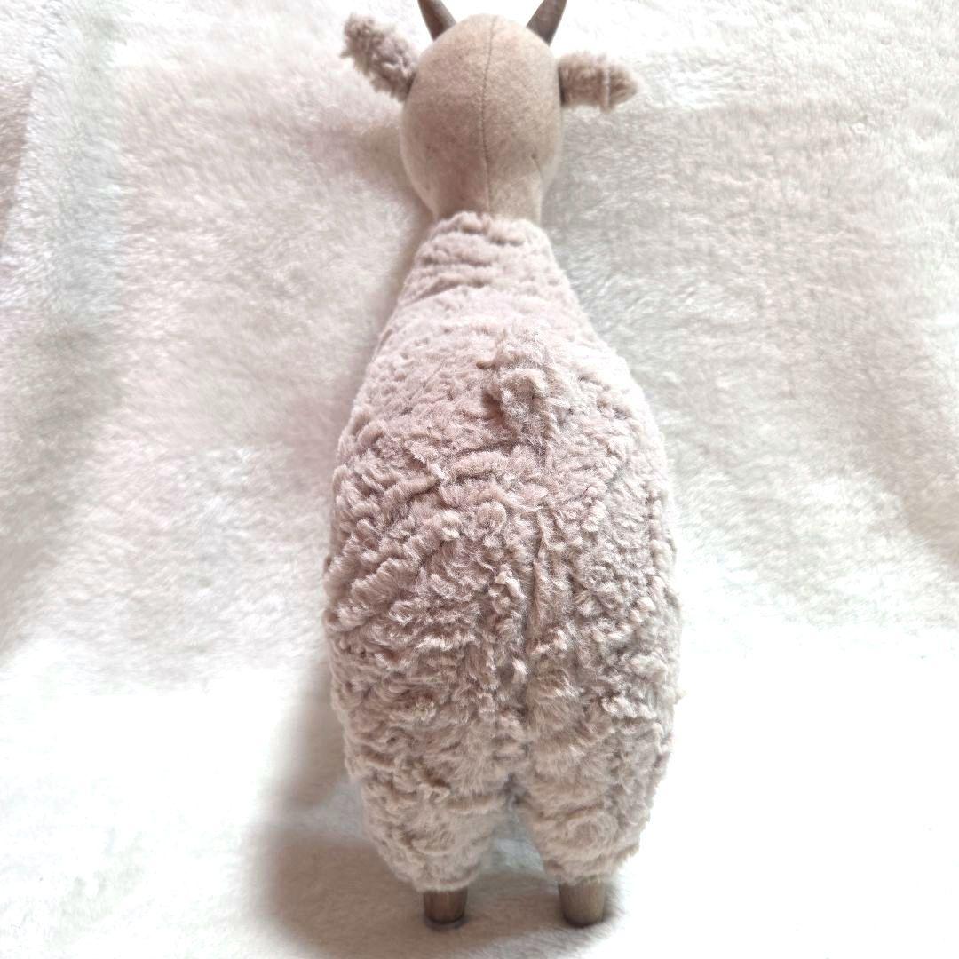 カシミヤ モヘア混●ブルネロクチネリ ヤギ ぬいぐるみ インテリア アニマル