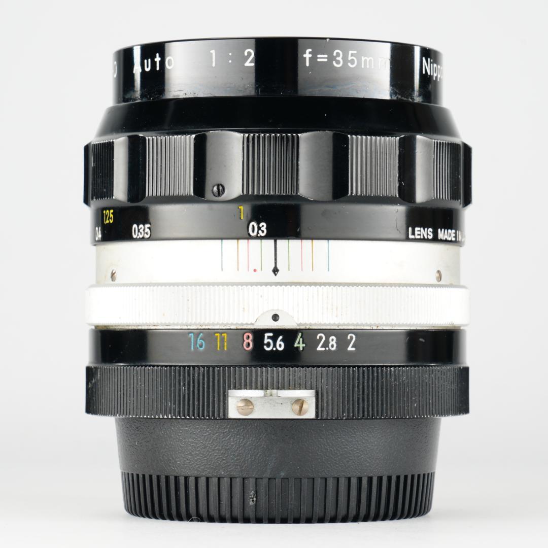 【整備＆テスト済】 ニコン Nikkor-o Auto 35mm F2 738