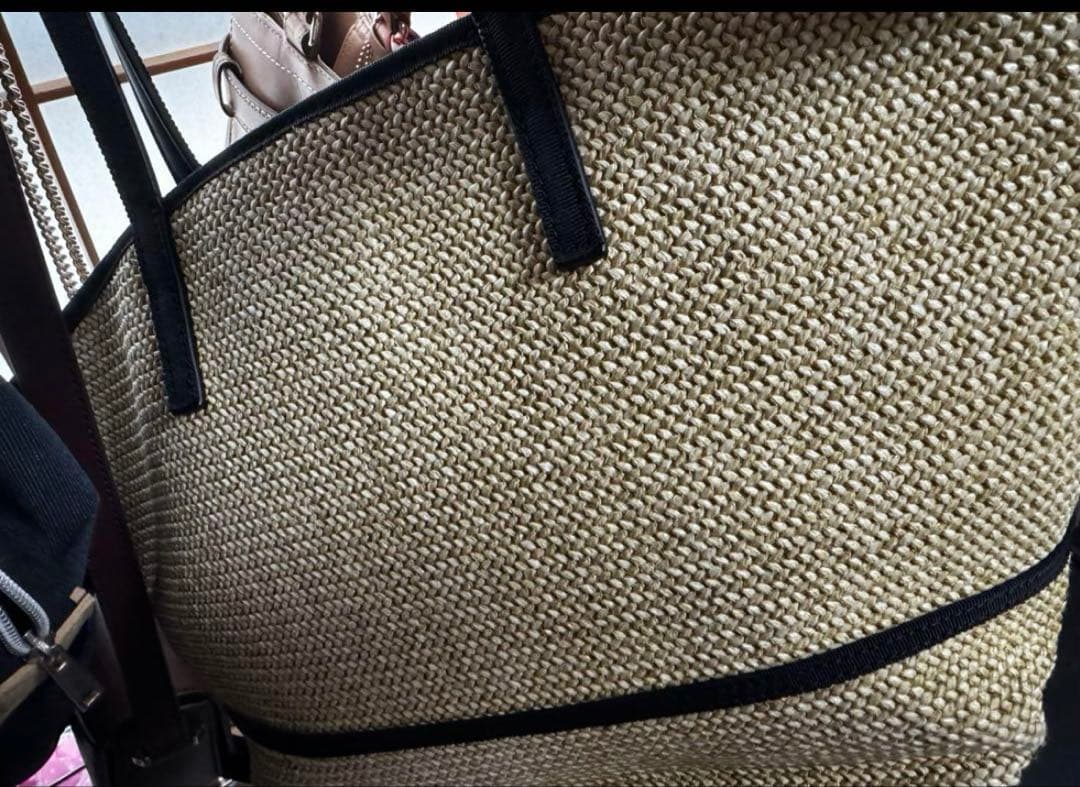 TOCCA トッカTIED RIBBON BASKETか ごバッグ中古品