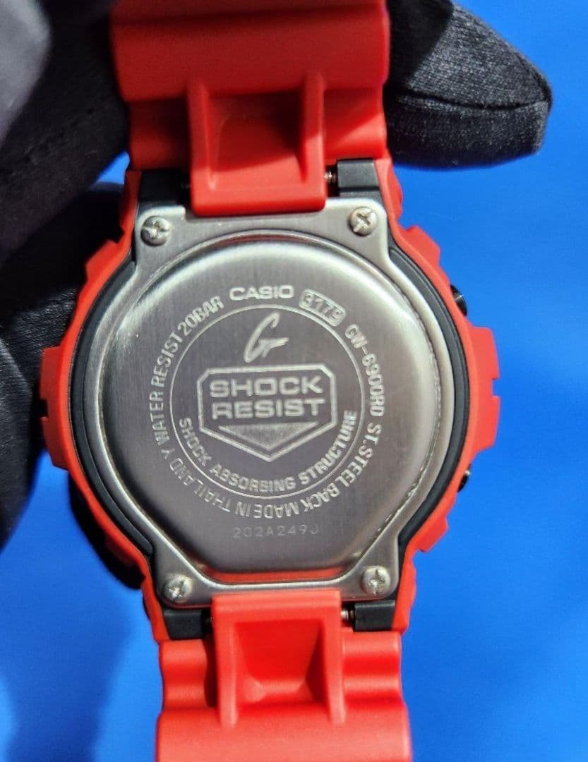 ⭐激レア⭐G-SHOCK GW-6900RD バーニングレッド 電波ソーラー