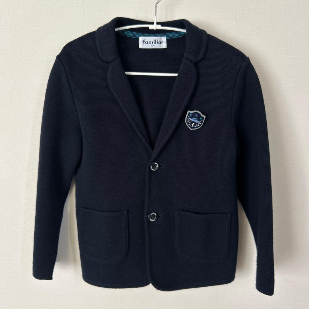 familiar ファミリア ジャケット＆バミューダパンツセット120cm
