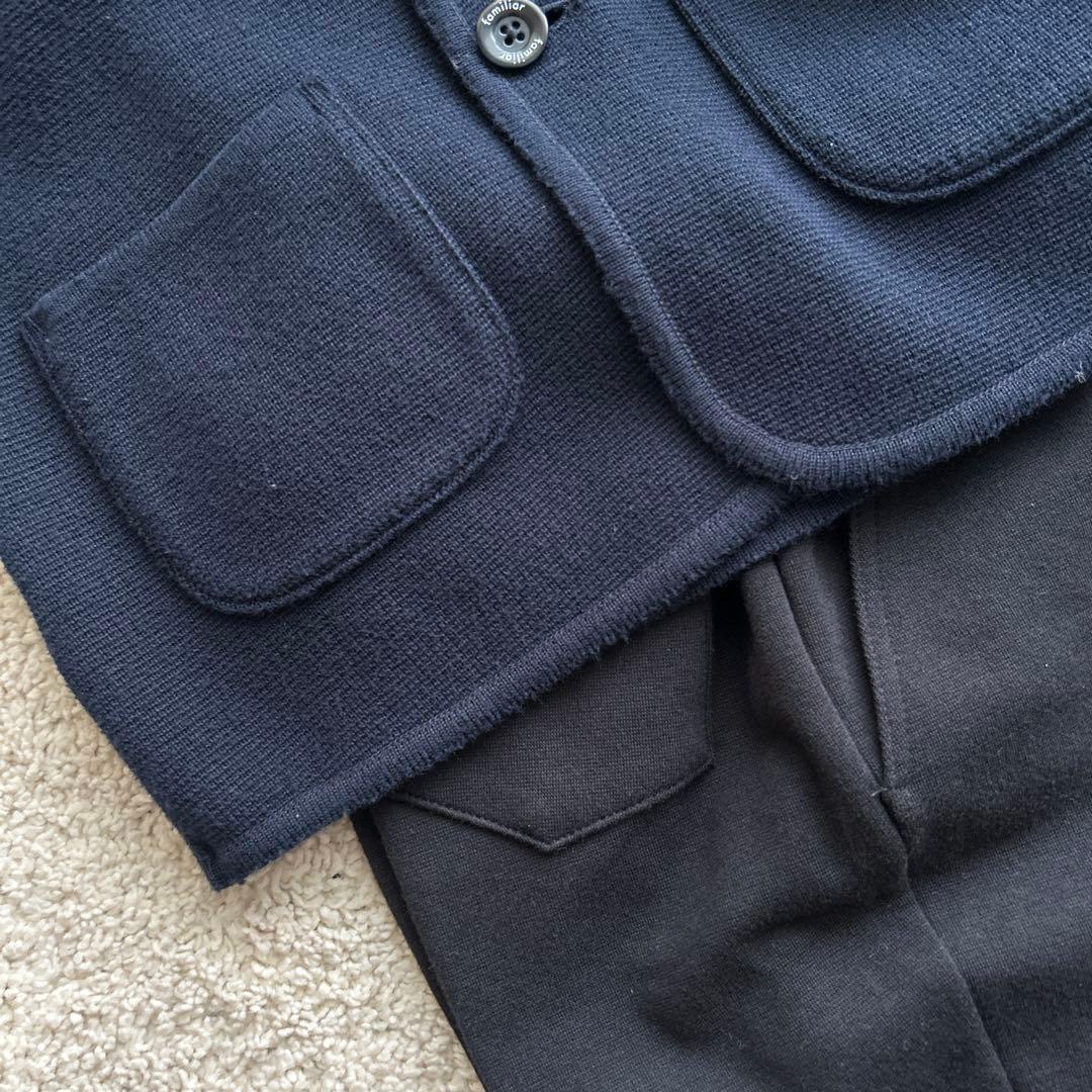 familiar ファミリア ジャケット＆バミューダパンツセット120cm