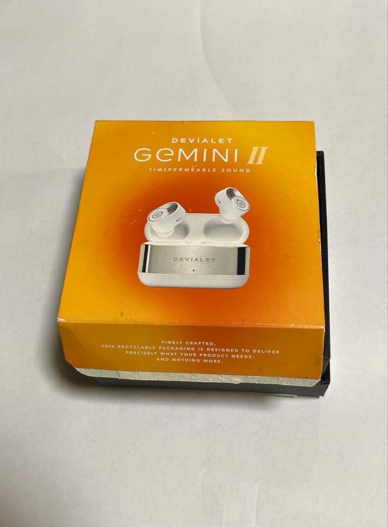 【ほぼ未使用】DEVIALET GEMINI II ホワイト