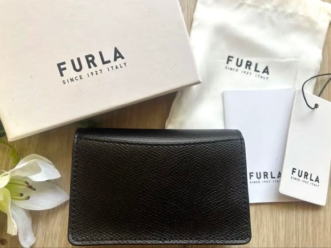 【新品未使用】FURLA フルラカードケース 名刺入れ ブラック