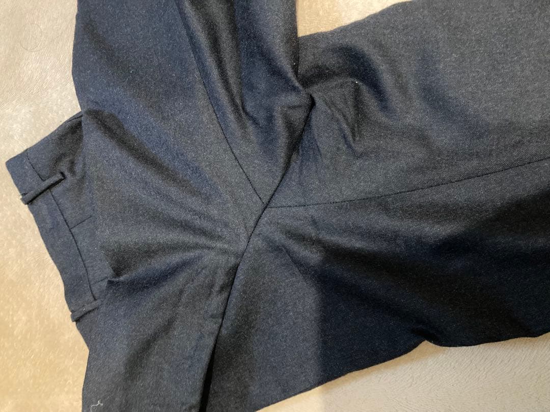 【incotex 】ネイビー スラックス ウール混紡