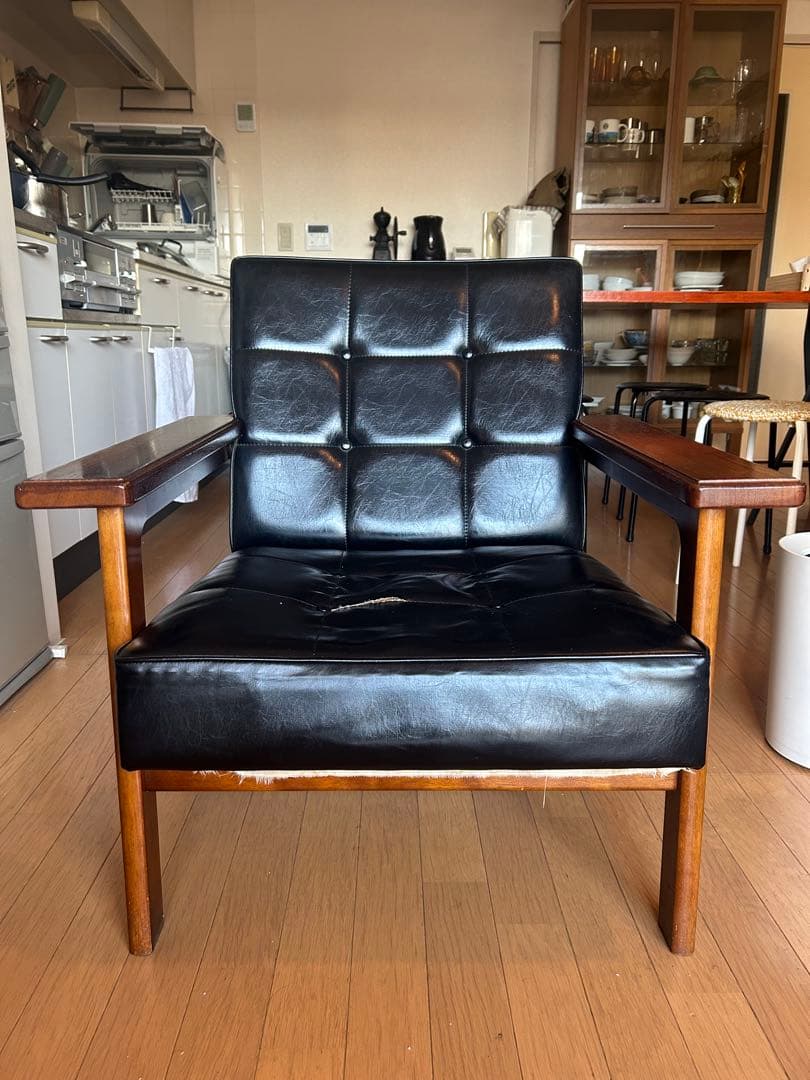 オールドカリモク　kチェア　ワンシーター