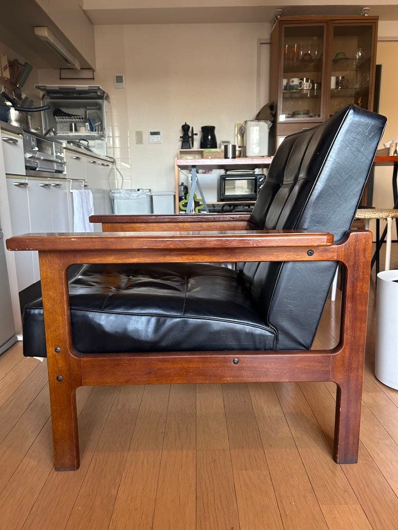 オールドカリモク　kチェア　ワンシーター